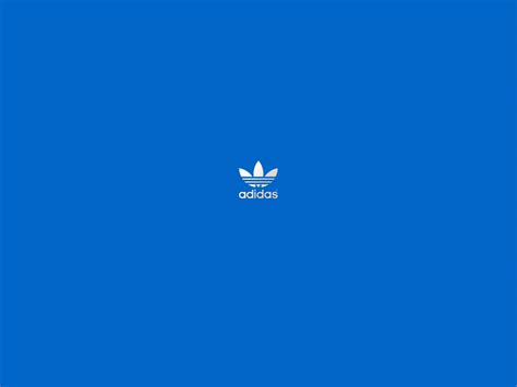 adidas blue logo background.